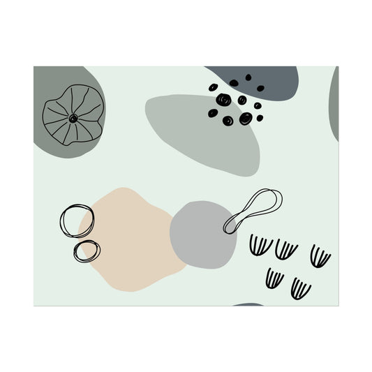 Abstract Art Rolled Posters - Minimalist Home Decor for Modern Living