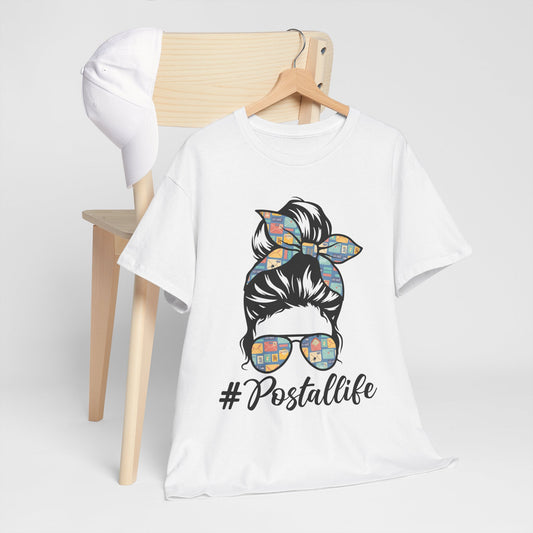 #Postallife Cotton Tee - Trendy Apparel for Postal Workers