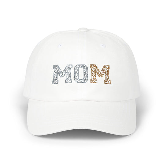 Leopard Print Mom Classic Dad Cap - Stylish and Adjustable Hat for Moms
