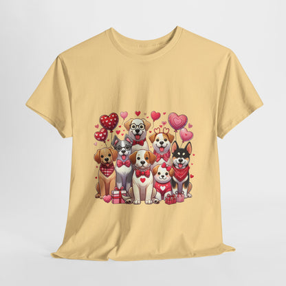 Adorable Dog Lovers Tee - Perfect for Valentine's Day!