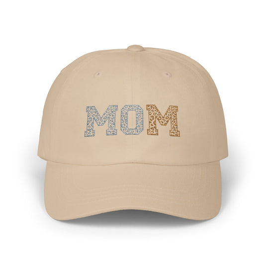 Leopard Print Mom Classic Dad Cap - Stylish and Adjustable Hat for Moms