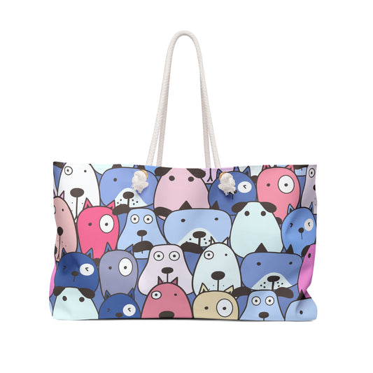 Playful Pet-Themed Weekender Bag - Perfect for Animal Lovers, Travel & Gifting