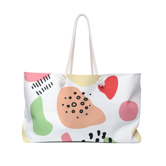 Colorful Abstract Weekender Bag - Perfect for Travel & Leisure